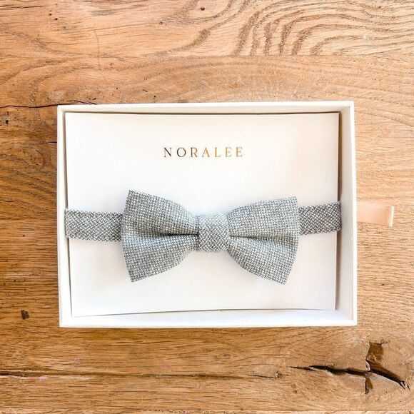 NEW! Noralee Gray Little Boy Bow Tie - Picture 1 of 3